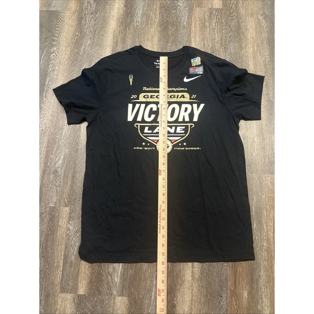 Georgia Bulldogs Shirt Mens Large Nike Bulldogs 2021 National Champs Black